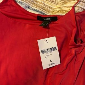 Forever 21 pink mini dress size Large